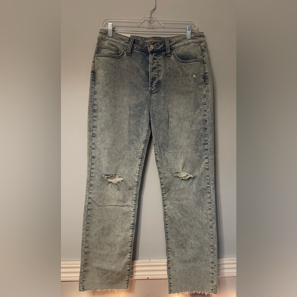NWT Joe's Jeans “The Scout” Mid Rise Slim Boyfriend Distressed Jeans (Size: 29)